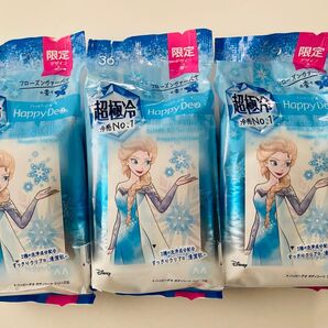 マンダム ハッピーデオ ボディシート フローズンヴァーベナ アナ雪 ディズニー