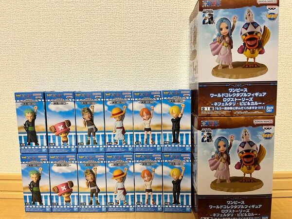 ワンピース ワールドコレクタブルフィギュア「仲間の印だ」7種×2セット