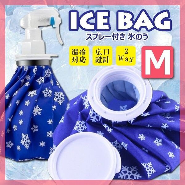 氷のう 氷嚢 M アイスバッグ スプレー 温冷対応 熱中症対策 アイシング 発熱