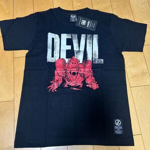 reversal リバーサル キン肉マン 悪魔将軍 トライフォース コラボ Tシャツ|ブラック