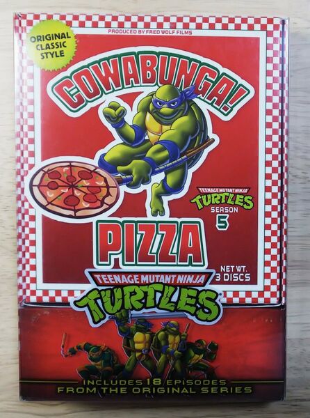 レア物【ミュータントタートルズ】 シーズン 5 PIZZA DVD3枚組 ミュータント