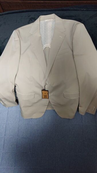 COMME CA MEN コムサメン ジャケット L ベージュ ほぼ未使用 新品定価42900円