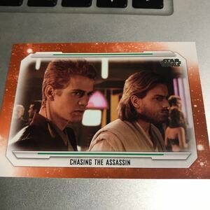 2019 topps スターウォーズ SKYWALKER SAGA アナキン オビワン オレンジ