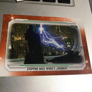 2019 topps スターウォーズ SKYWALKER saga メイス ウィンドゥー パルパティーン ダース シディアス オレンジ