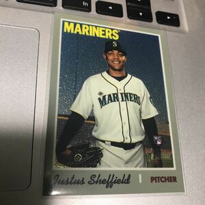 2019 topps heritage high number JUSTUS SHEFFIELD chrome /999