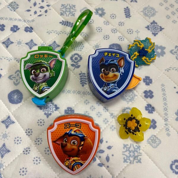 パウパトロール ハッピーセット ロッキー チェイス ズーマ ラブルのコマのみ おもちゃ マクドナルド マクド マック セット