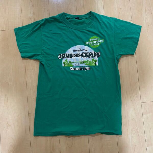 Tシャツ 古着 ヴィンテージ グリーン 半袖シャツ