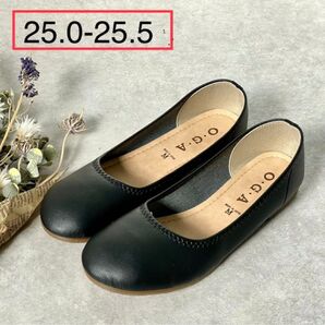 ★ 25.0 ~ 25.5 日本製 幅広 外反母趾 痛くない パンプス ★新品送料込黒3L