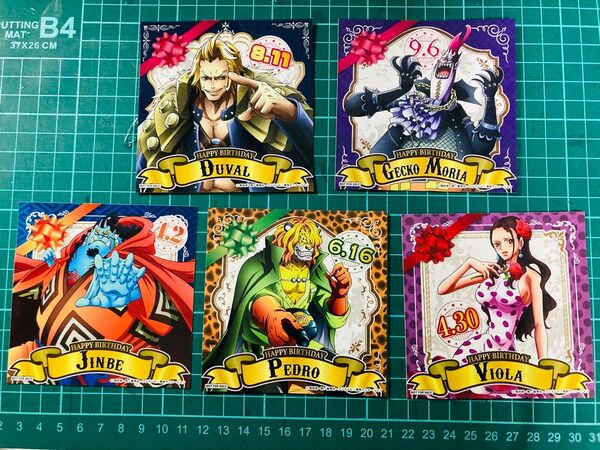 ワンピース アニメ 麦スト 購入特典 バースデーステッカー ワンピース ワンピースステッカー 【希少】【入手困難】