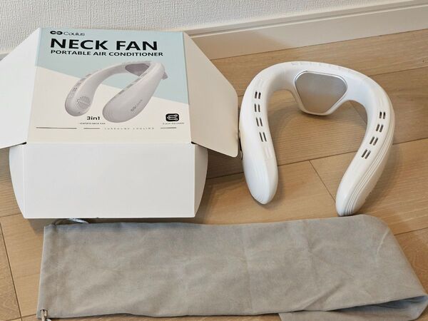 ネッククーラー ネックファン ペルチェ素子 首掛け扇風機 冷却プレート 充電式