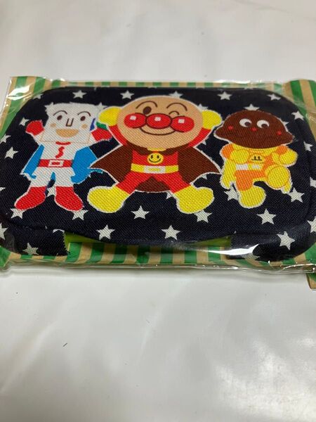 アンパンマン カレーパンマン しょくぱんまん おしりふき 蓋 ウェットティッシュ 蓋 ネイビー 星柄 紺色