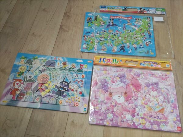 パズル アンパンマン ジグソーパズル 知育玩具 ボンボンリボン ディズニー 日本地図