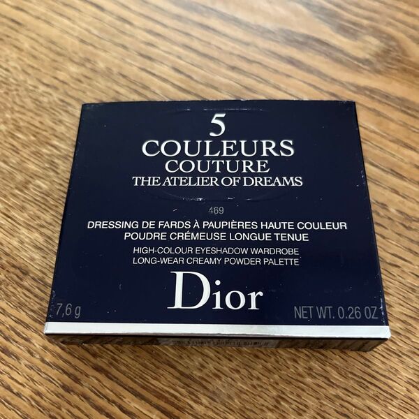 数回使用 クリスチャンディオール ChristianDIOR サンククルール クチュール 469 アトリエドレ アイシャドウ