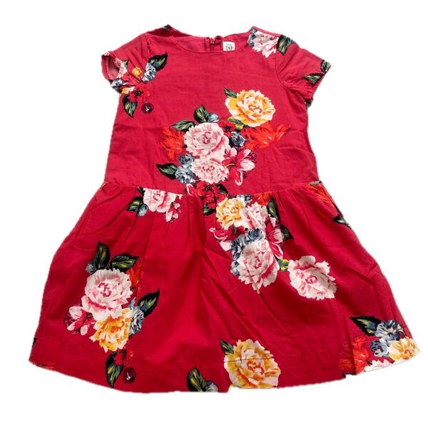 《美品!!GAP》110cm ワンピース 花柄 チュール スカート 5歳 即日発送 送料無料