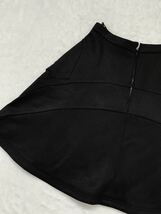 NINA RICCI 39AVENUE MONTAIGNE-PARIS ブラックフレアスカート size34 ニナリッチ 国内正規 美品_画像5