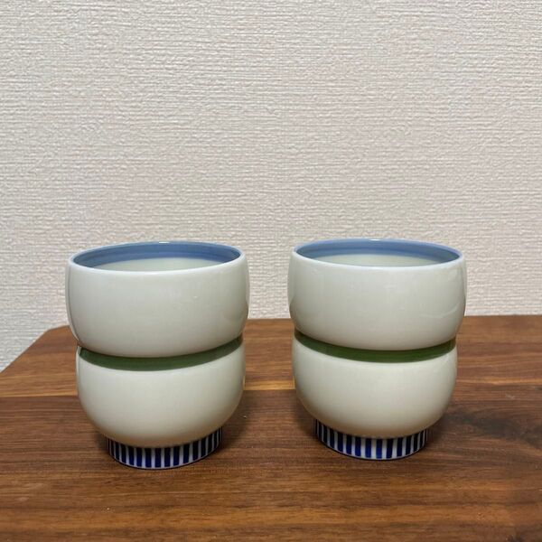 【新品未使用】深川製磁 湯呑み 2個セット