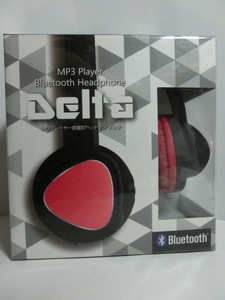 MP3プレーヤー搭載　Bluetooth　ヘッドフォン　Delta　BTヘッドフォン　デルタ