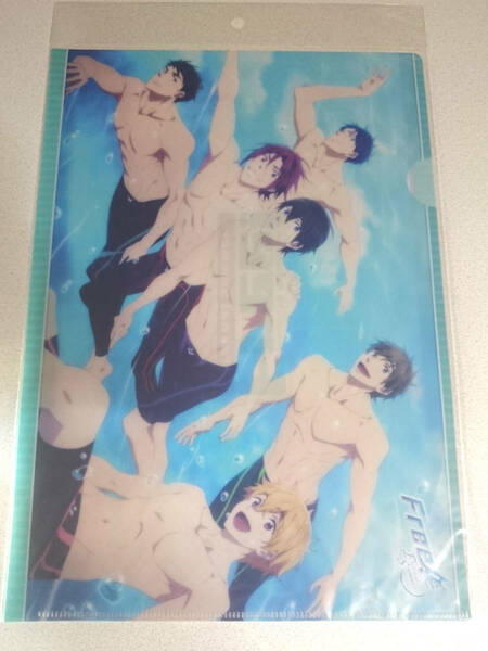 Free!ES クリアファイル 七瀬遙＆橘真琴＆松岡凛＆葉月渚＆竜ヶ崎怜&山崎宗介 新品