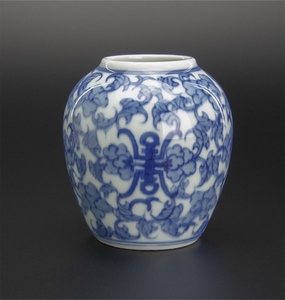清 青花罐 唐物 中国 古美術