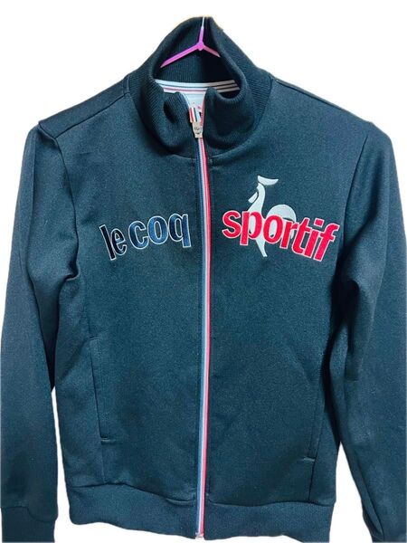 ルコック ジャージ ゴルフウェア Le Coq Spotif レディースサイズM 黒 古着