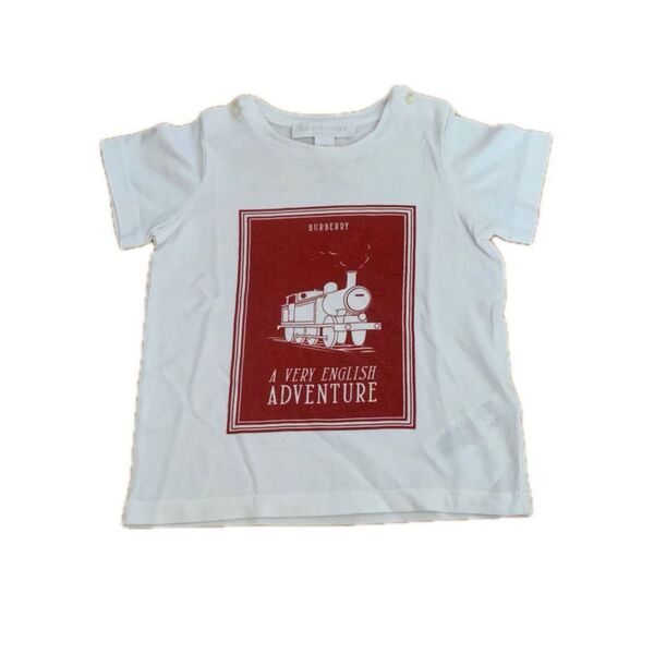 Burberry バーバリー Tシャツ 半袖 半袖Tシャツ 機関車 乗り物 キッズ