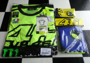 【Movistar YAMAHA MotoGP】 バレンティーノ・ロッシ #46応援グッズ 合計3点セット YZR-M1 Valentino Rossi VR46×MONSTER Tシャツ