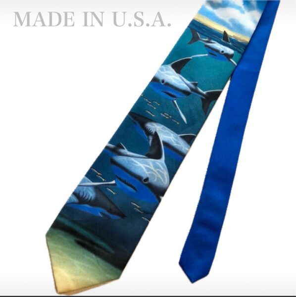 MADE IN U.S.A. RALPH MARLIN ネクタイ SHARKS
