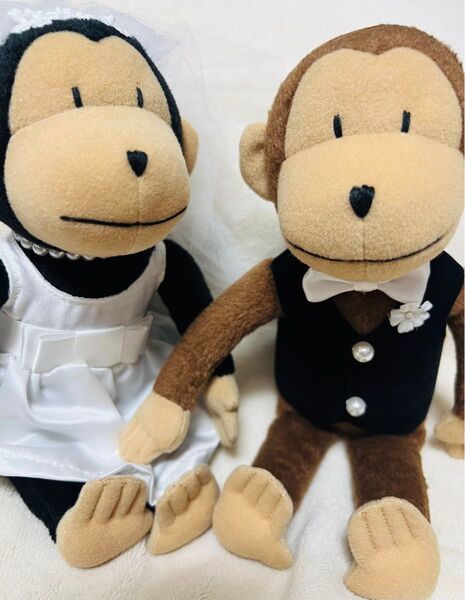 【美品】ユナイテッドアローズ モンキー ウェディング ぬいぐるみ