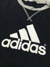 アディダス ビッグロゴ デカロゴ!! 前Vスウェット キッズ160 adidas　　　　タウンユースにも◎◯1638　石_画像4