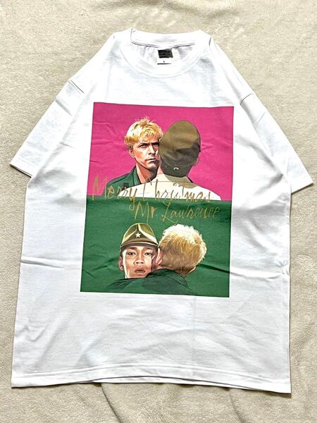 【激レアTシャツXL】戦場のメリークリスマス☆坂本龍一☆デビット・ボウイ☆戦メリ