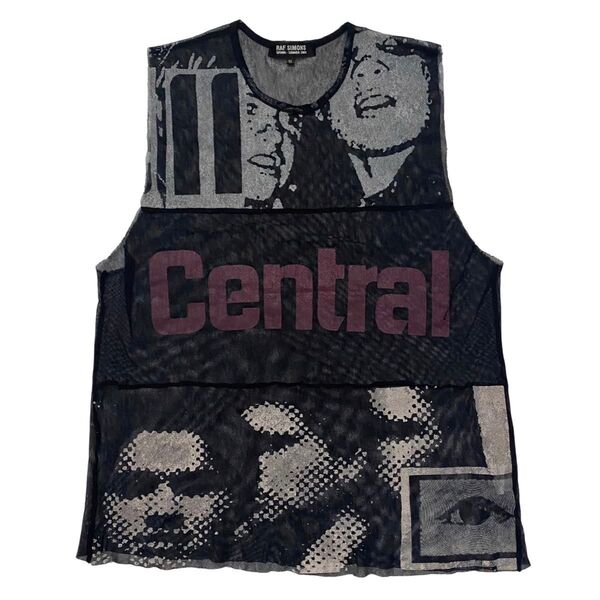 RAF SIMONS 2003SS ラフシモンズ アーカイブ コレクションピース メッシュ タンクトップ ノースリーブ トップス