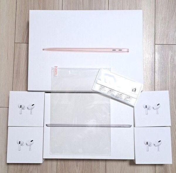 AirPods Pro、13インチMacBook Air、iPad第6世代空箱