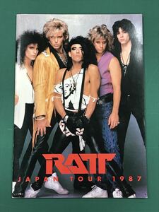 RATT　ジャパンツアー1987　パンフレット　中古品　ラット