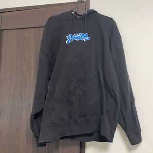 x-girl エックスガール パーカー スウェット スウェットパーカー 黒 ブラック