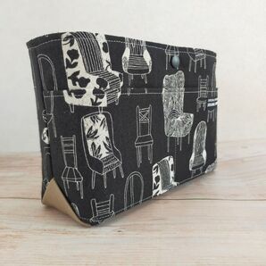 バッグインバッグ 大人可愛いhandmade Retro chair