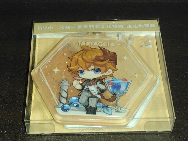 原神 タルタリヤ ちびキャラ グリッターミラー