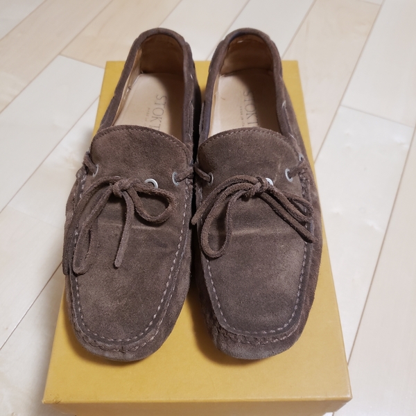 STOKTON driving shoes サイズ39 24.0センチ ストックトン ドライビング シューズ スエード ブラウン 茶 トッズ TOD'S BEAMS ビームス