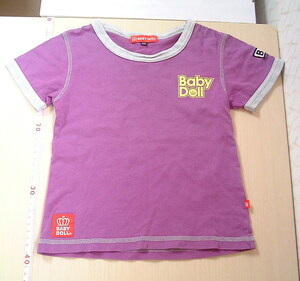 ★中古★ホームクリーニング済★洗濯済★BABYDOOL＊ベビードール＊半袖Tシャツ＊1０0ｃｍ◇◆＊紫色＊◆◇バイオレット