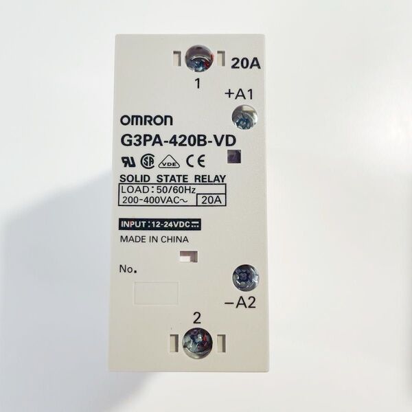 美品 オムロン ソリッドステートリレー G3PA-420B-VD DC12-24