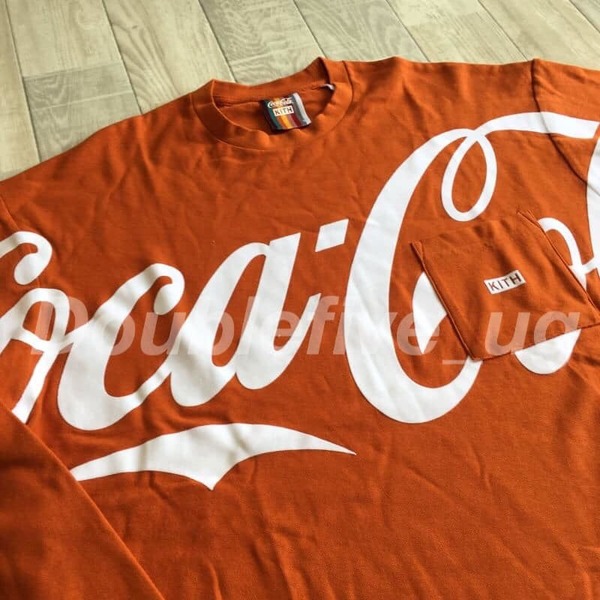 新品未使用 KITH Coca Cola LS Quinn Top Orange オレンジ S キス コカ コーラ ロンT Tシャツ 19ss 限定 コラボ