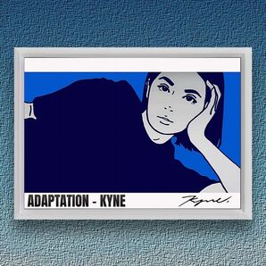 kyne / キネ【A4サイズ写真ポスターフレーム付き2点セット】ポスター 額装品 インテリア