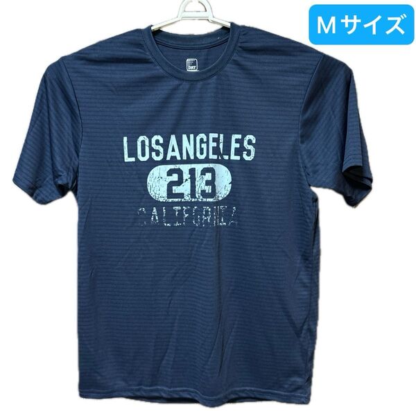 半袖Tシャツ メンズ Mサイズ ネイビー クルーネック