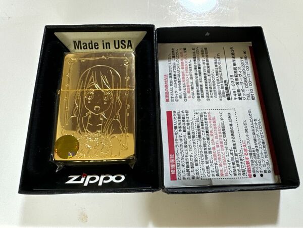 けいおん 琴吹紬 gold zippo 未使用