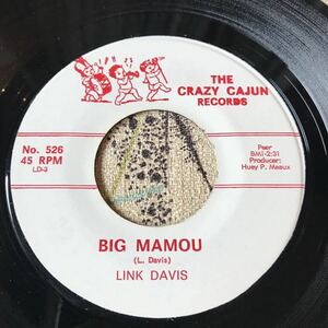 Link Davis 7inch Big Mamou Louisiana Swamp Pop RNB ロカビリー