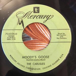 THE CARLISELES US Original Promo 7inch MOODY’S GOOSE ロカビリー