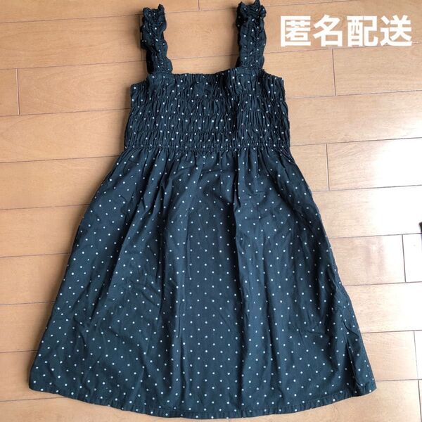COMME CA ISM ☆ コムサイズム ワンピ 女の子 ブラック ワンピース