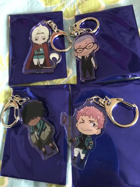 未使用 青の祓魔師 島根啓明結社篇 ランダムミニアクリルチャーム 志摩廉造 三輪子猫丸 ルシフェル ライトニング キーホルダー