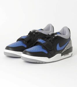 ★新品★ナイキ エアジョーダン レガシー312★27.5 US9.5★黒青 セメント★NIKE AIR JORDAN LEGACY 312 LOW BLACK/GAME ROYAL-WHITE-CEMENT