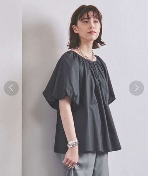UNITED ARROWS ユナイテッドアローズ ラグラン パフスリーブブラウス 半袖ブラウス