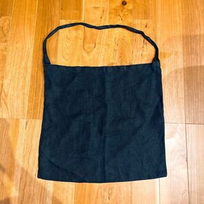 fog linen work フォグリネンワーク ヨハン 斜めがけバック ブラック 麻 大容量